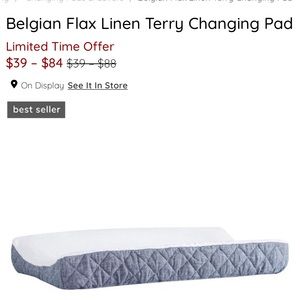 Pottery Barn Kids Changing Pad Cover